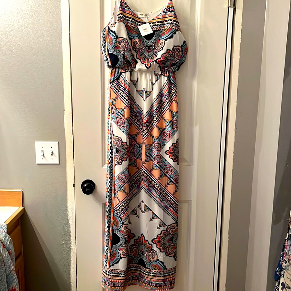 Aztec print maxi